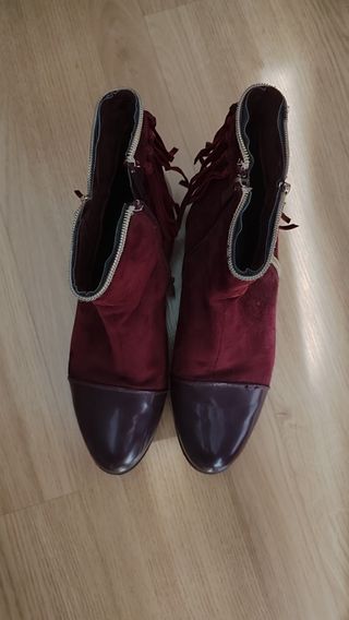 Botines ante granate Vatineris