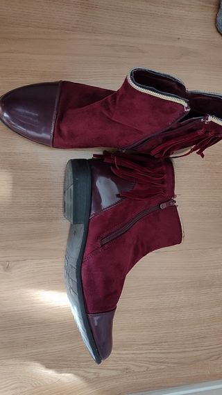 Botines ante granate Vatineris