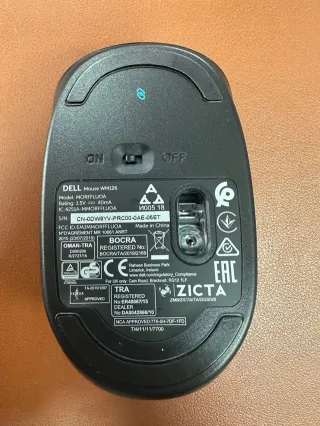 Dell WM126 Ratón Ambidiestro RF #AE05ET