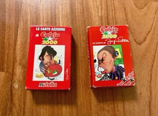 Carte poker Calcio2000 2mazzi inizio anni 2000