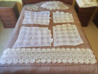 Jogo de Toalhas Bordadas - algodão