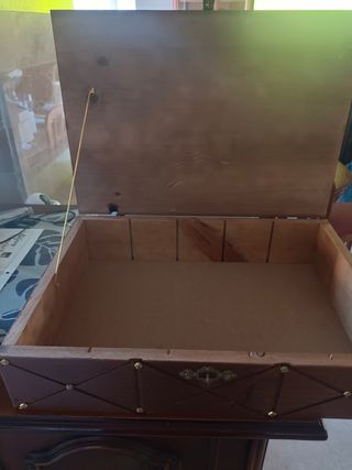 Caja madera vintage 