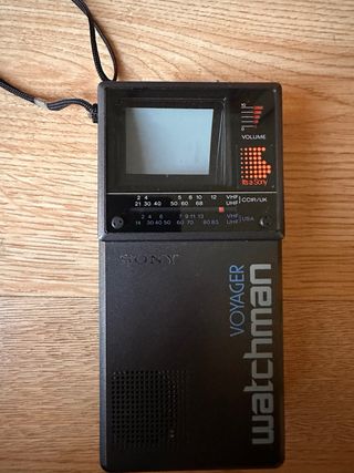 Sony Watchman FD-20A TV Portátil Vintage