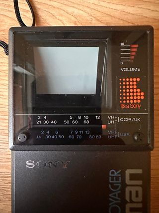 Sony Watchman FD-20A TV Portátil Vintage