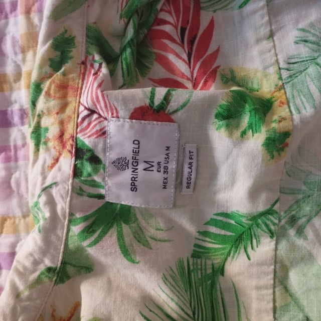 Conjunto Springfield - Camisa y pantalón beige, ta