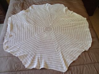 Toalha redonda crochê - algodão