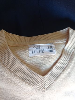 Jersey niño UNIT KIDS beige talla 9-10