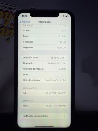iPhone XR rojo - 64GB