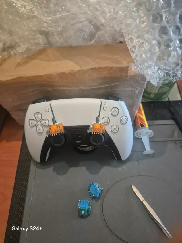 sticks TMR Carbono magnético reparación mando ps5