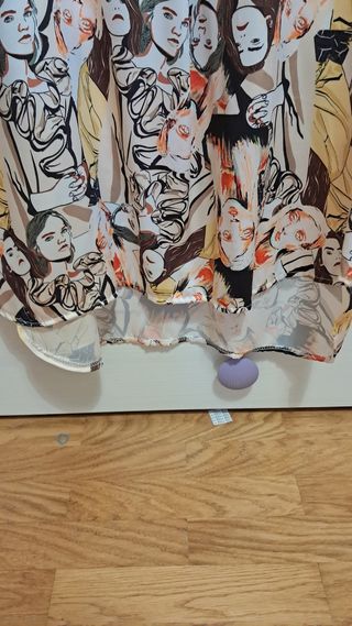Camicia maxi stampa vintage