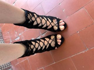 Sandalias tacón New Look negras