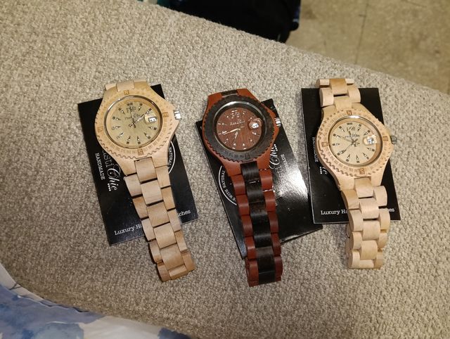 Orologio Woody -Plast Chic