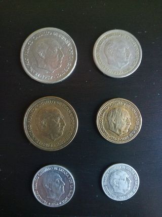MONEDAS DE PESETAS EPOCA DE FRANCO