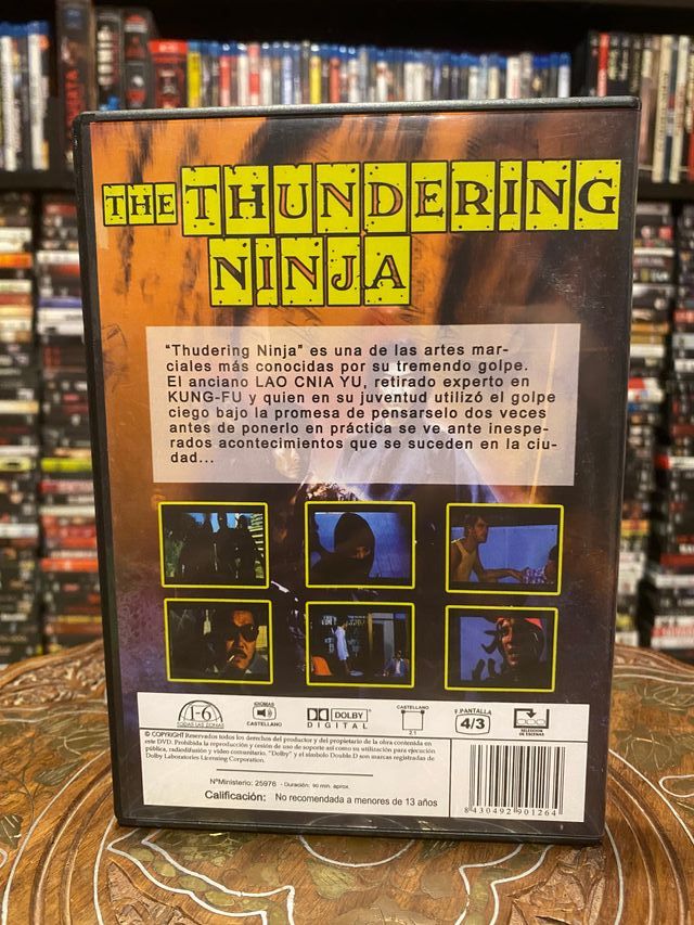 THE THUNDERING NINJA - DVD - ARTES MARCIALES