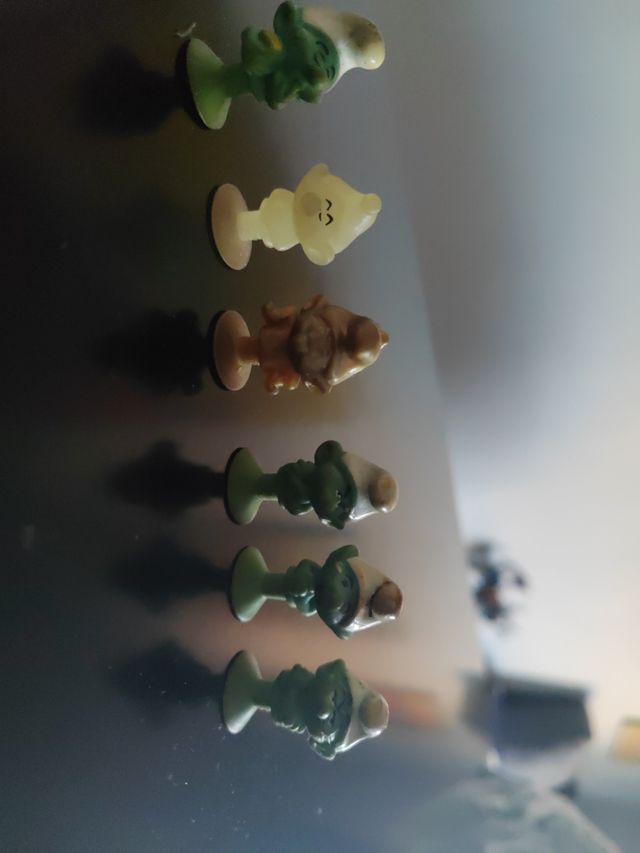 6 Pitufos ventosa Peyo vintage