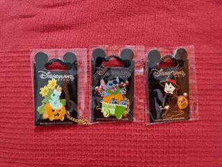 Pins Disneyland Lilo, Stitch y Scrump Halloween 