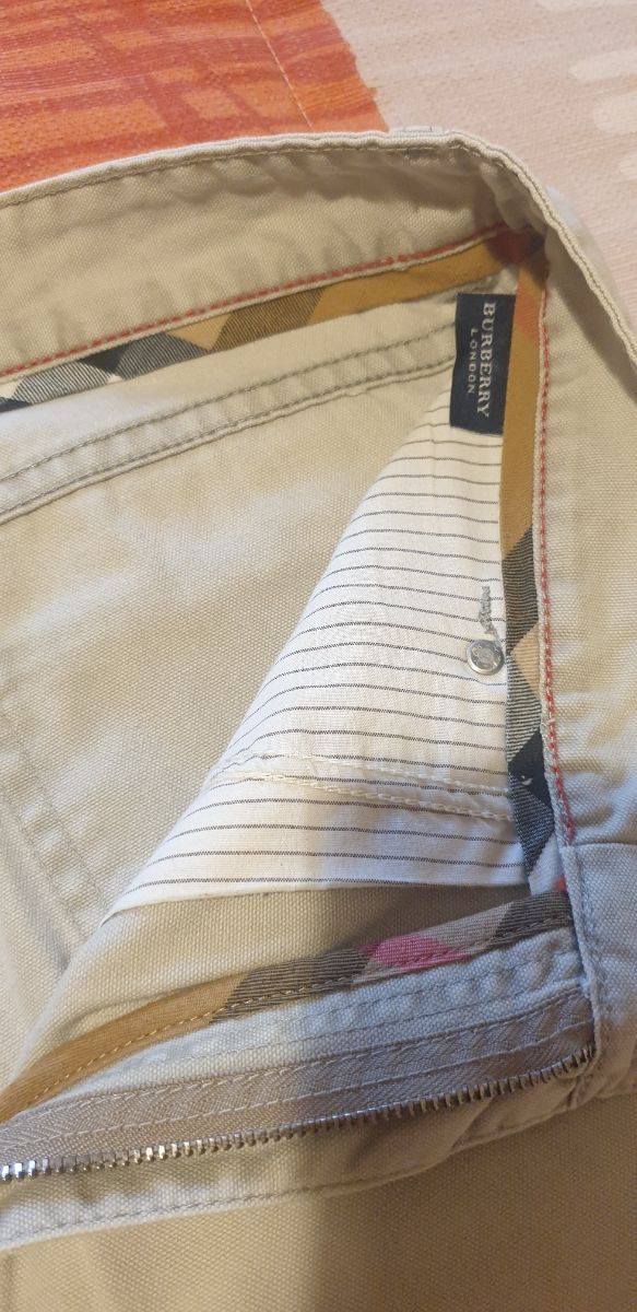 Pantaloni Burberry beige