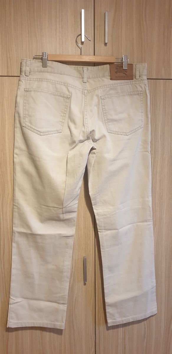 Pantaloni Burberry beige