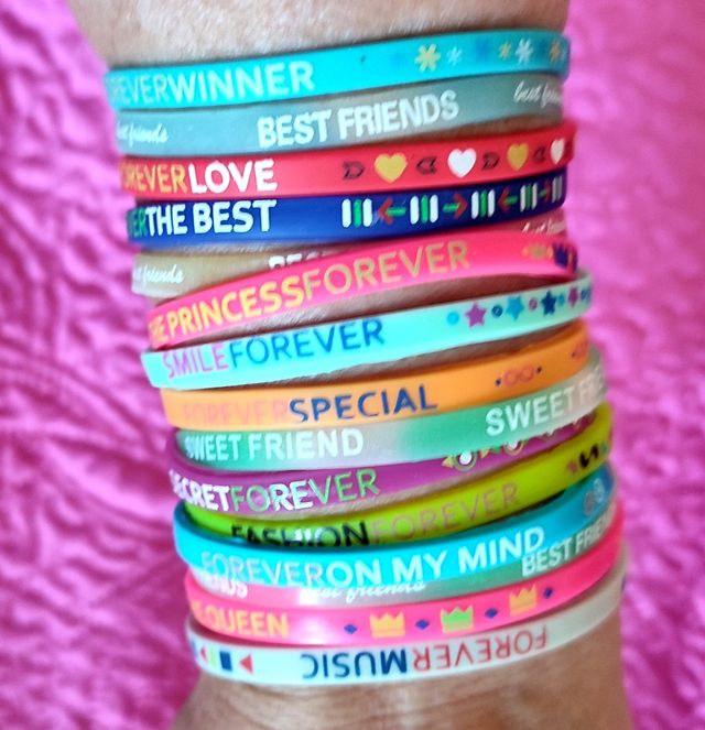 Pulseras Amistad con mensajes - 26 unidades