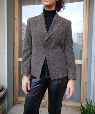 Giacca Blu Nauta marrone vintage