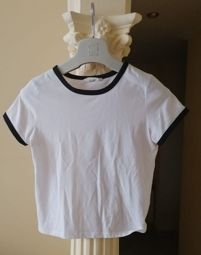 Camiseta blanca niña - Talla 12-13