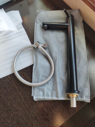 Grifo negro mate monomando 
n*372