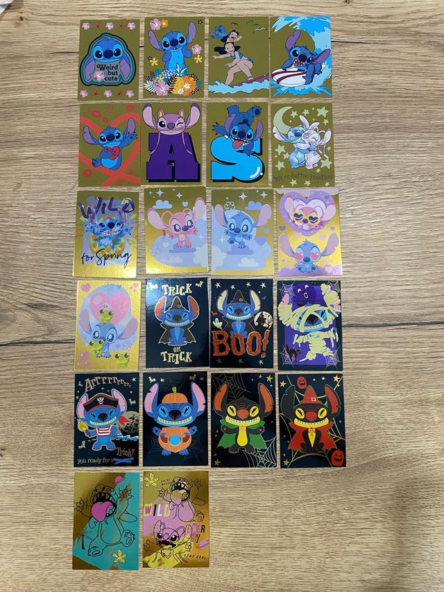 Cromos Stitch dorados especiales