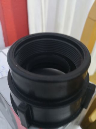 Racor adaptador tubería PVC