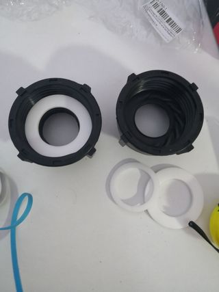 Racor adaptador tubería PVC