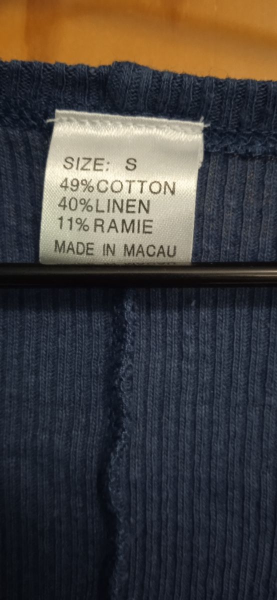 Vestido midi azul marino - Talla S