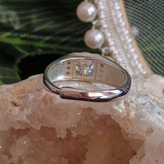 Anillo de moissanita para hombre （unisexo）