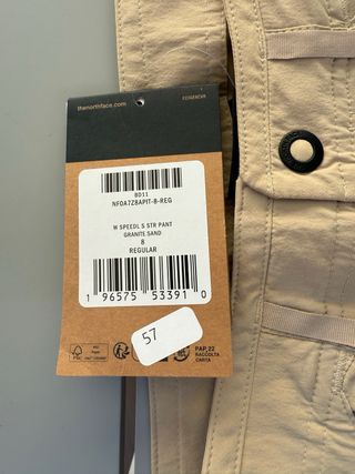 Pantalón trekking mujer The North Face beige