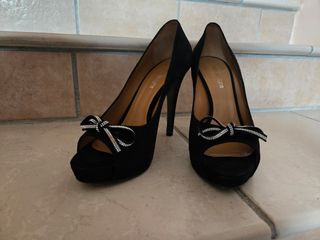 Sandali made in Italy Aldo Castagna neri eleganti