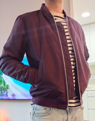 Chaqueta bomber Elvine morada