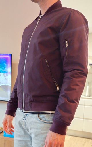 Chaqueta bomber Elvine morada