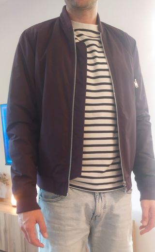 Chaqueta bomber Elvine morada