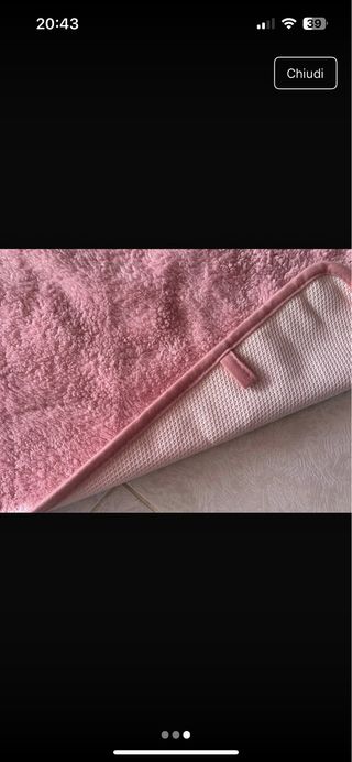 Tappeto bagno rosa - Antiscivolo