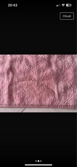 Tappeto bagno rosa - Antiscivolo