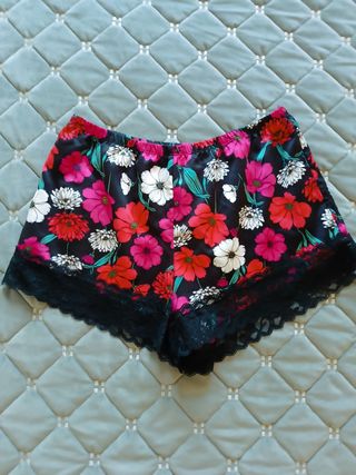 Shorts pijama flores
