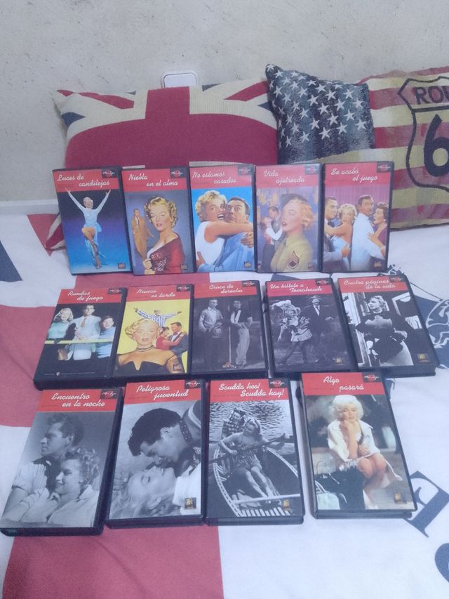 Lote 27 peliculas VHS.Marilyn Monroe Filmografía.
