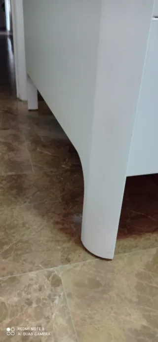 Cama infantil Ikea extensible blanca