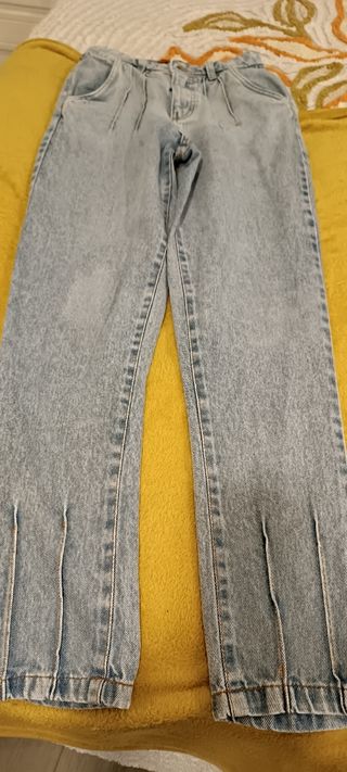 Calças de ganga RARIZA cintura subida