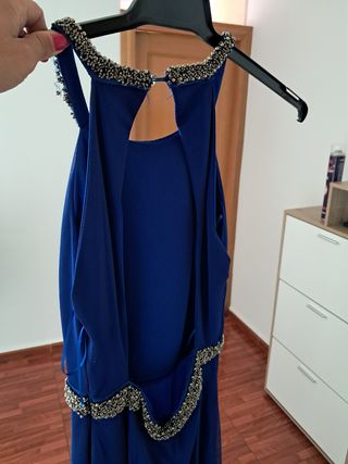 Vestido azul boda fiesta