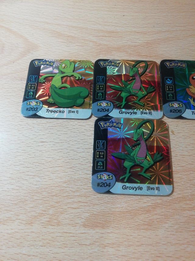 Staks Pokémon 2006 principales tercera generación