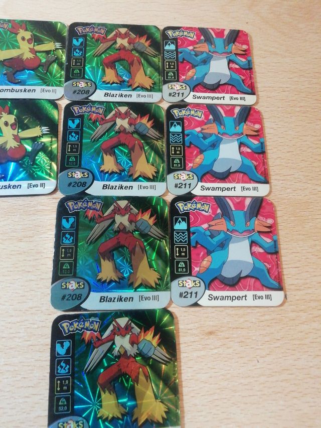 Staks Pokémon 2006 principales tercera generación