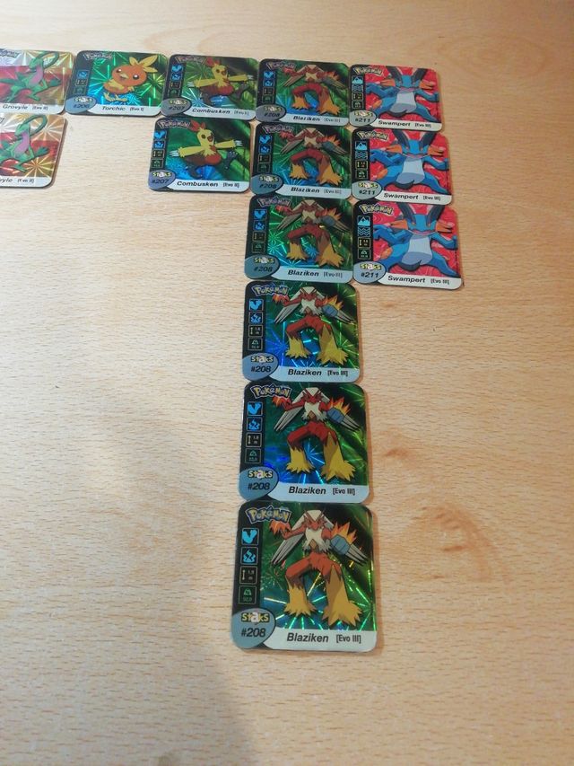 Staks Pokémon 2006 principales tercera generación