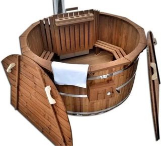 JACUZZI EXTERIOR DE MADERA ARTESANAL ¡OFERTA!