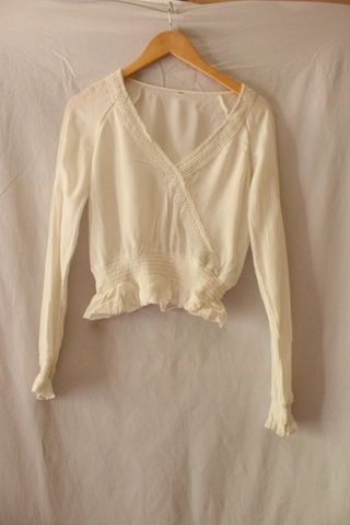 Blusa blanca boho Ibiza