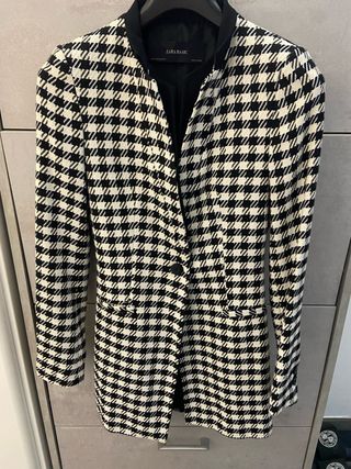 Blazer Zara Basic bianco&nero