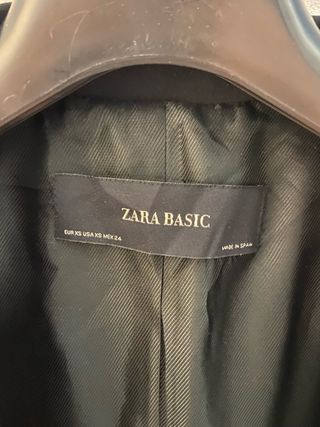 Blazer Zara Basic bianco&nero